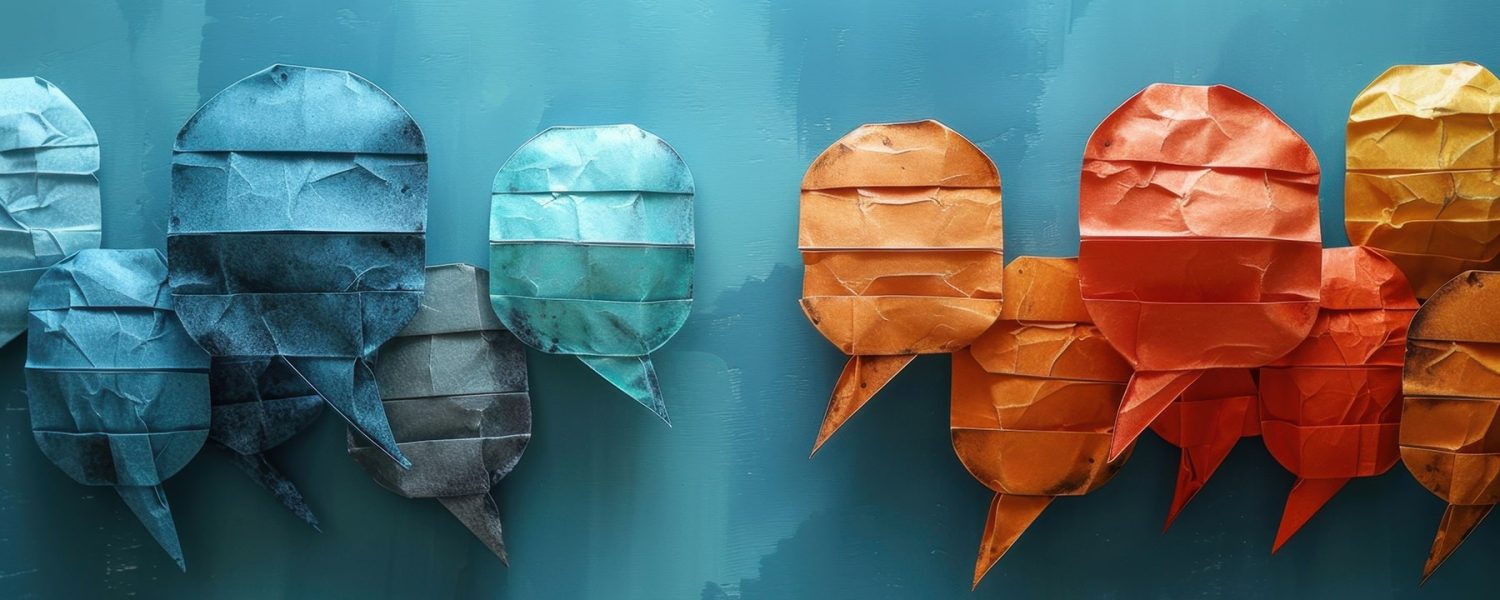 Effective Communication: Open and honest dialogue between colleagues, where feedback is exchanged constructively, leading to enhanced understanding and collaboration, close-up --chaos 10 --ar 16:9 --stylize 250 --v 6 Job ID: 91841ea2-08d2-44fc-ad4a-96c3d138c5c2